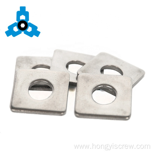 DIN436 Threaded Square Hole Flat Washer Stainless Steel